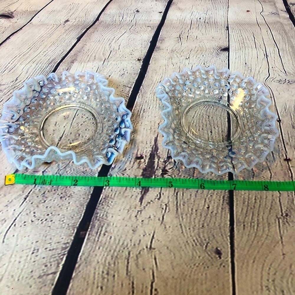 Vintage Opalescent Hobnail (Dew Drop) Trinket Dish